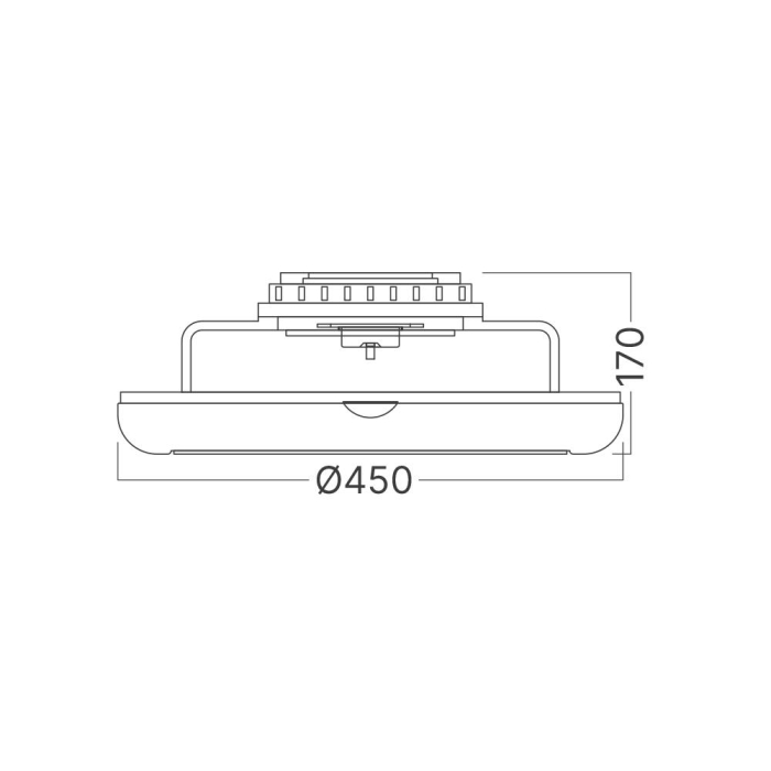 Ventilator de tavan LED Fancy, alb, 40W-20W [5]