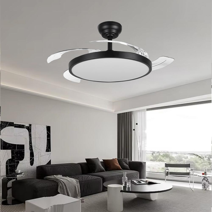 Ventilator de tavan LED Fancy, negru, 32W-30W [2]