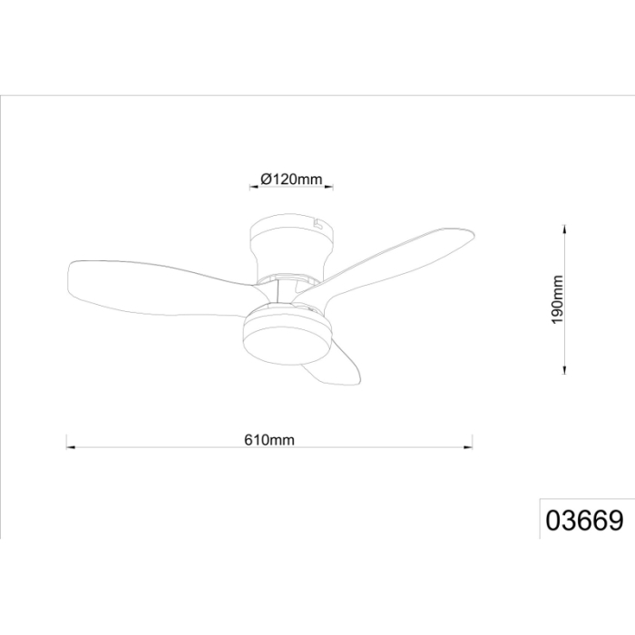 Ventilator de tavan LED Irwin, plastic,negru mat/antracit,intensitate reglabilă, 15W CCT2700-6500K [4]