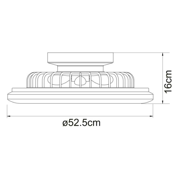 Ventilator de tavan LED Travo,  metal/plastic alb, acrilic, reglabil, 30W CCT 3000-6500K [6]