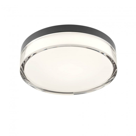 Plafoniere - Plafoniera LED Frisbi, negru mat, 12W CCT 3000K/4000K, 01-3735