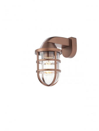 Aplice de perete exterior - Aplica de exterior Cage, maro, 1xE27, 90206