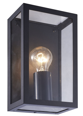 Aplice de perete exterior - Aplica de exterior Power, neagra, 1xE27 KL131006