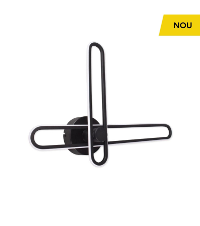 Iluminat interior - Aplica de perete LED Shift AP2 B , alb/negru, 20W 3000K, KL141034