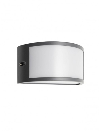 Aplice de perete exterior - Aplica LED Asti, gri, 10W, 90185, 3000K