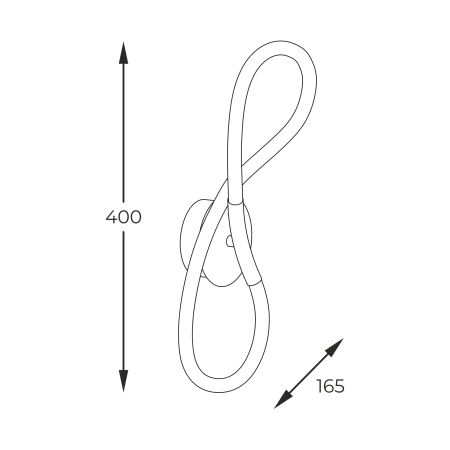 Aplica LED Balbo, 14W, CCT 3000K/4000K/6000K, 20006W-BK [1]