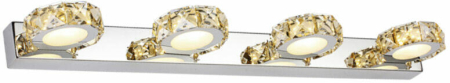 Aplice de perete - Aplica LED Champagne, crom/auriu, 12W 4000K, 146003