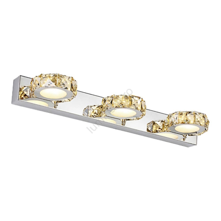 Aplice de perete - Aplica LED Champagne, crom/auriu, 9W 4000K, 146002