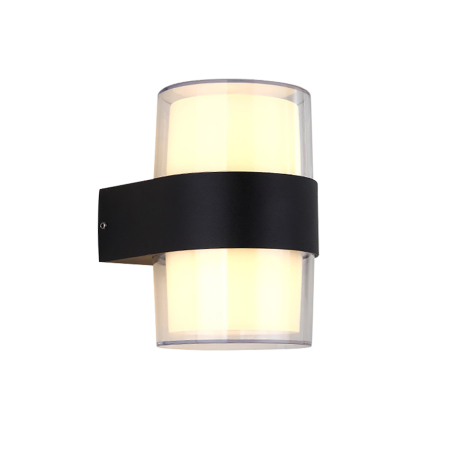 Aplice de perete exterior - Aplica LED Radiance 2, neagra, 12W 4000K, KL121035