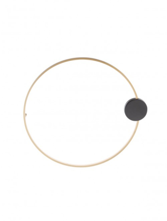 Aplica/Plafoniera Led Atom, negru/auriu, 20W, 01-3103