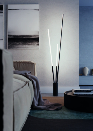 Lampadare - Lampadar LED Herald, negru mat, 36W 01-3978