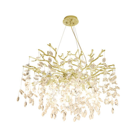 Iluminat interior - Lustra Cindy, aurie, 10x3.5W G9, MD4115-1-EGN