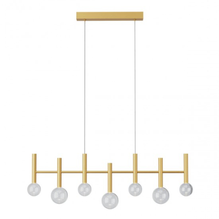 Lustre LED - Lustra LED Bolla, auriu mat, 32W, CCT 2700K/3000K, 01-4552