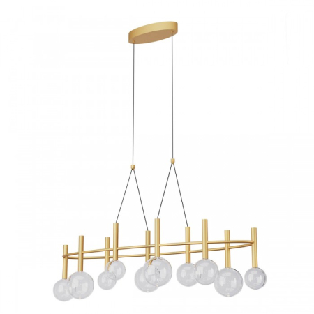 Candelabre - Lustra LED Bolla, auriu mat, 44W, CCT 2700K/3000K, 01-4558