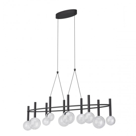 Candelabre - Lustra LED Bolla, negru mat, 44W, CCT 2700K/3000K, 01-4560