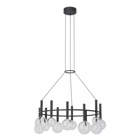 Candelabre - Lustra LED Bolla, negru mat, 53W, CCT 2700K/3000K, 01-4785
