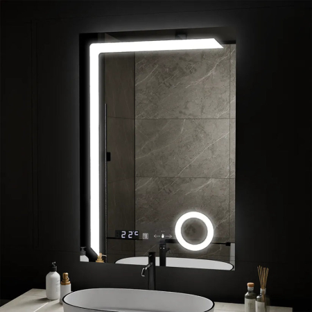 Oglinzi dreptunghiulare - Oglinda LED Senzor Riflesso Marcello, 60x80 cm