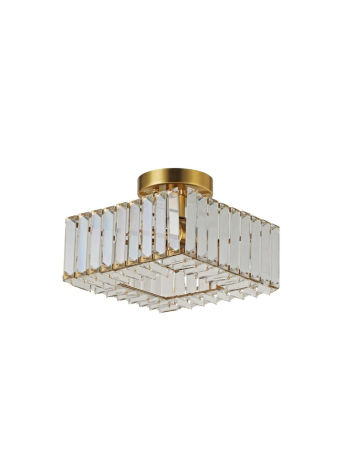 Iluminat interior - Plafoniera Cozy PL2 S, transparent/cupru, 2xE27, KL100112
