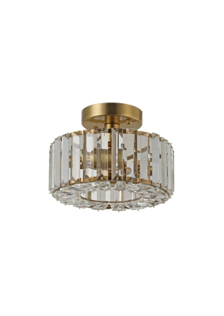 Iluminat interior - Plafoniera  Cozy PL2, transparent/cupru, 2xE27, KL100111