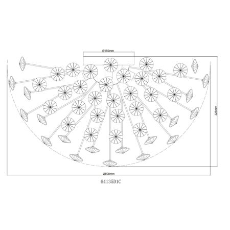 Plafoniera Katrina, 6xG9, 64135D1C [2]