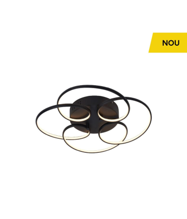 Iluminat interior - Plafoniera Led Arletta PL4 B, 30W 3000K, negru/alb, KL151171