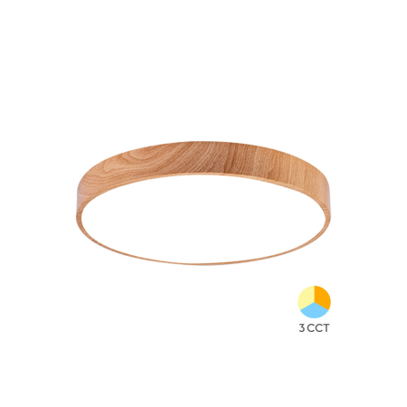 Plafoniere - Plafoniera LED Blade, lemn, 36W, BH16-04187
