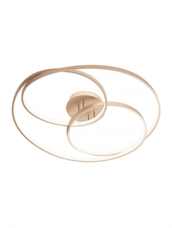 Plafoniere LED - Plafoniera LED Centrix, auriu, 92W 3000K