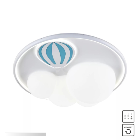 Pentru camera copilului - Plafoniera LED Focus, 42W CCT 3000K/5700K, MX4148-1-DWLD