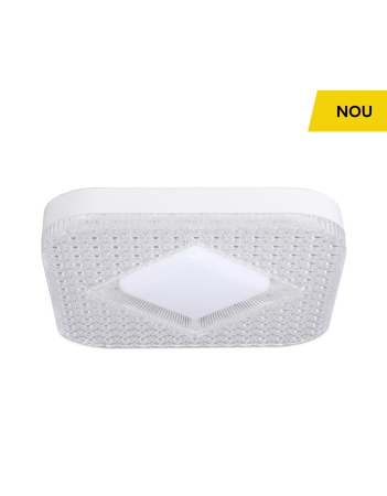 Iluminat interior - Plafoniera LED Glossy, transparent/alb, 36W 4000K, KL151142