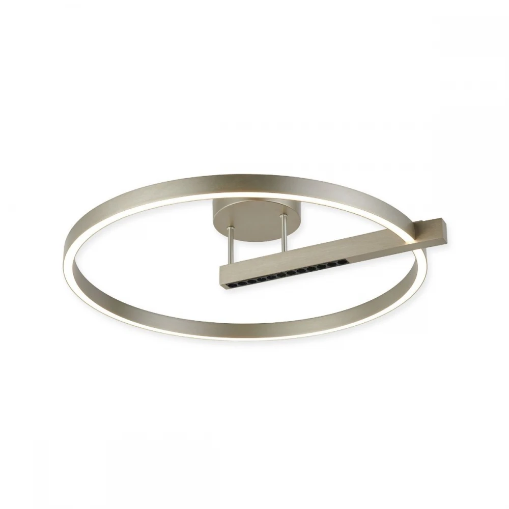 Plafoniere LED - Plafoniera LED Himera PL1,argintie, 48W KL140028