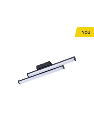 Iluminat interior - Plafoniera LED Kern PL2, alb/negru, 12W 4000K, KL151175