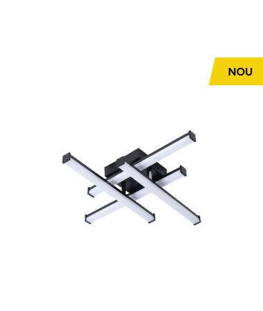 Iluminat interior - Plafoniera LED Kern PL4, alb/negru, 24W 4000K, KL151177