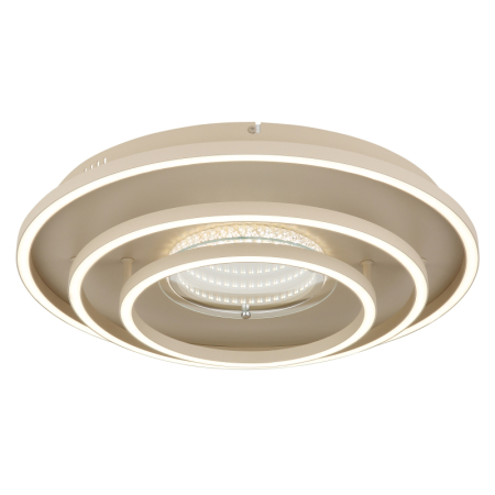 Plafoniere LED - Plafoniera LED Lawanda,  metal/aluminiu de culoare nisip, efect 3D, 40W CCT 3000/4000/6000 K