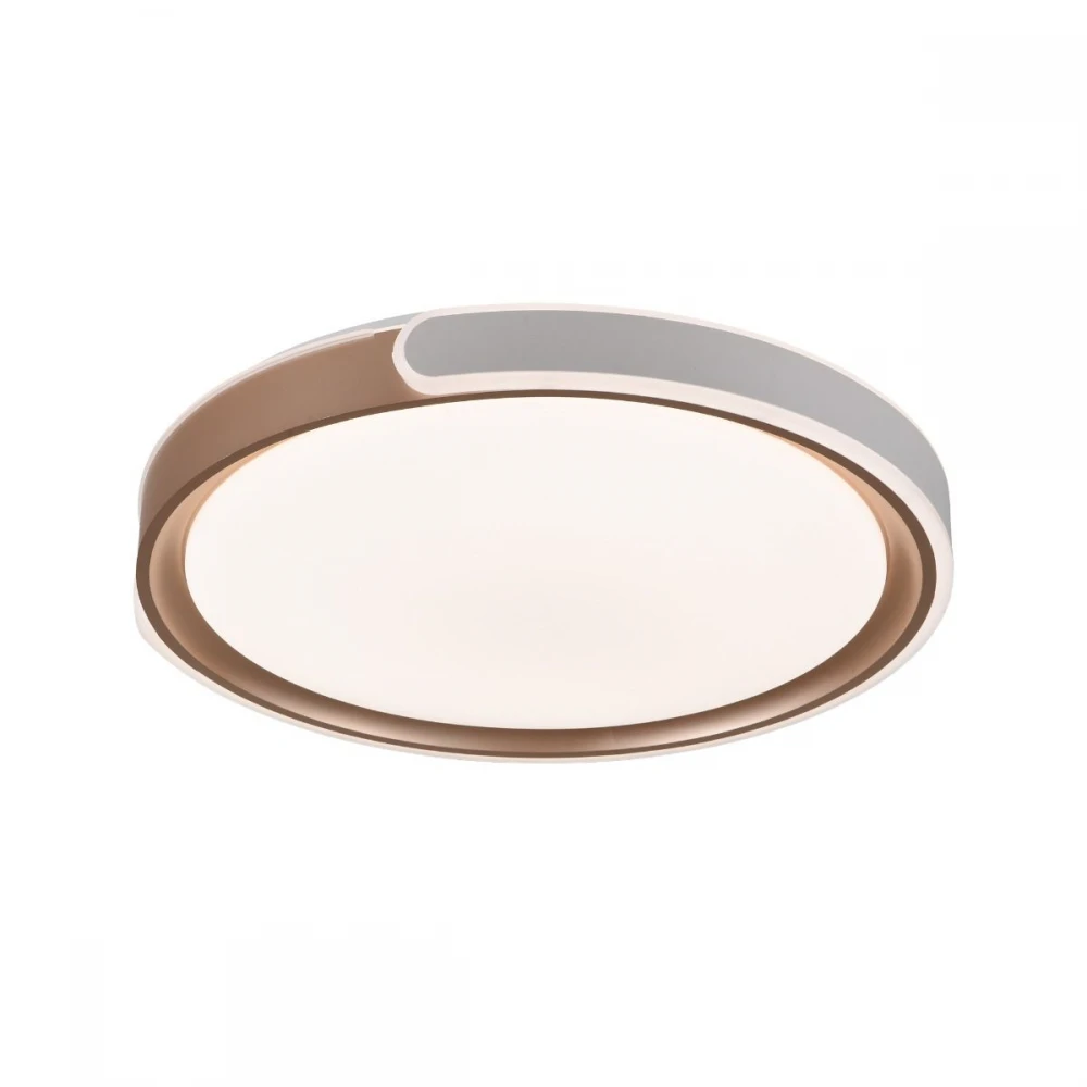 Plafoniere LED - Plafonieră LED Lead, alb/auriu, 48W CCT 3000K/4000K/6500K