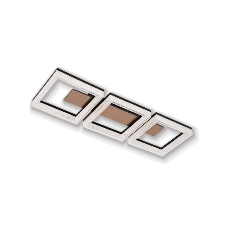 Iluminat interior - Plafoniera LED Luxe PL3, auriu/transparent, 24W CCT 3000K/4000K/6500K, KL140051