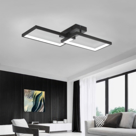 Plafoniera LED Nela, neagra, 40W BH17-04491 [1]
