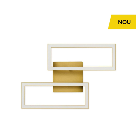 Iluminat interior - Plafoniera LED Pane PL2 G, auriu, 16W 4000K, KL140041