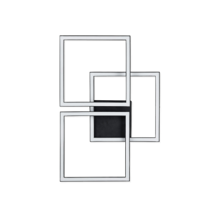 Iluminat interior - Plafoniera LED Pane PL3 B, alb/negru, 24W 4000K, KL140042