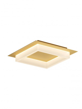 Plafoniere LED - Plafoniera Led Perimetro 28W, auriu mat, 05-972