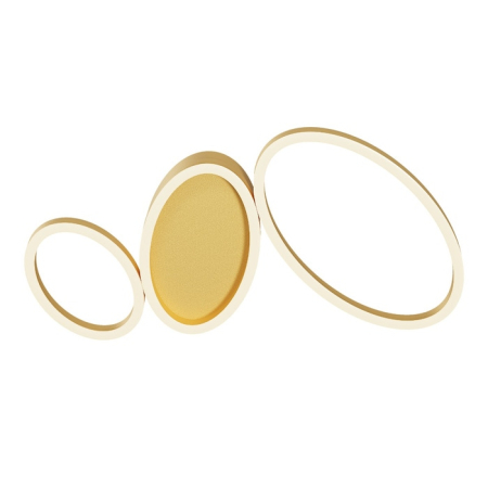 Iluminat interior - Plafoniera Led Ritmo 40W, auriu mat, 01-3769