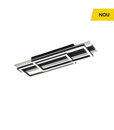 Iluminat interior - Plafoniera LED Rob PL2, alb/negru, 24W 4000K, KL151179