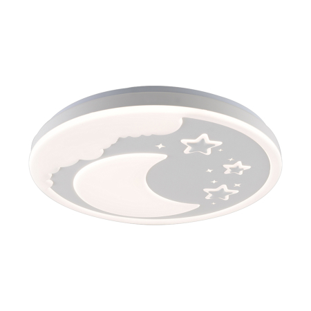 Pentru camera copilului - Plafoniera LED Sky, metal alb, 54W CCT 3000K/4000K/6000K, KL151158