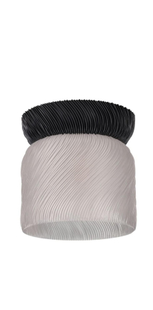 Iluminat interior - Plafoniera Luvia PL1, negru, 1xE27, KL100107
