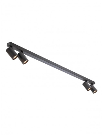 Spoturi pe sina - Plafoniera Modi, negru mat, 4XGU10 01-3510