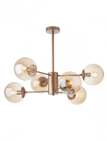 Lustre - Plafoniera Mundi, champagne mat, 6x28W E14, 01-2943