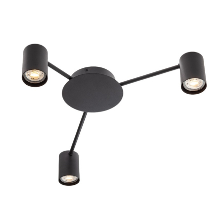 Iluminat interior - Plafoniera Noa, negru mat, 3x10W GU10, 01-4050