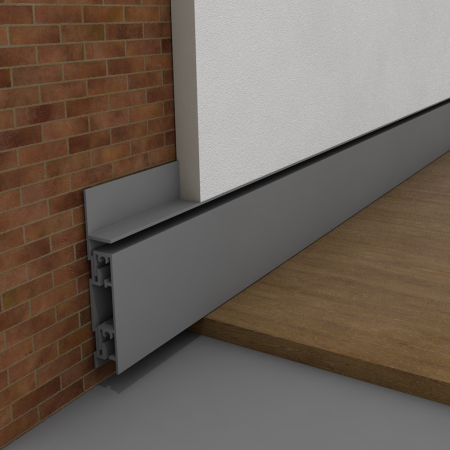 Profile banda led - SILVER FILOMURO SKIRTING BOARD 200 CM