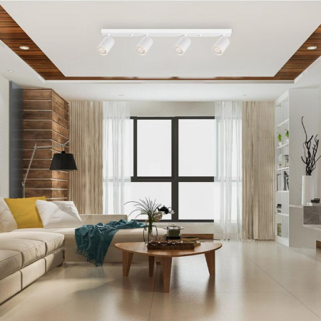 Spot aplicat, alb, 4x35W GU10, BH04-00840 [1]