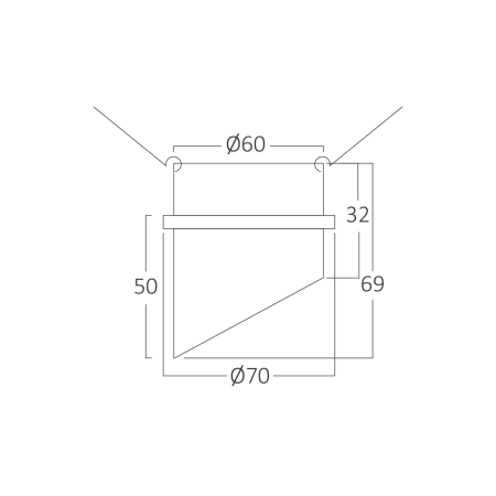 Spot aplicat, alb/auriu, 1x35W GU10, BH03-06030 [2]