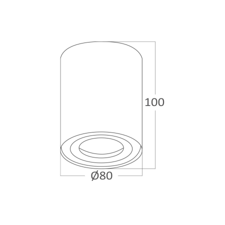 Spot aplicat, auriu, 1x35W GU10, BH04-00306 [2]